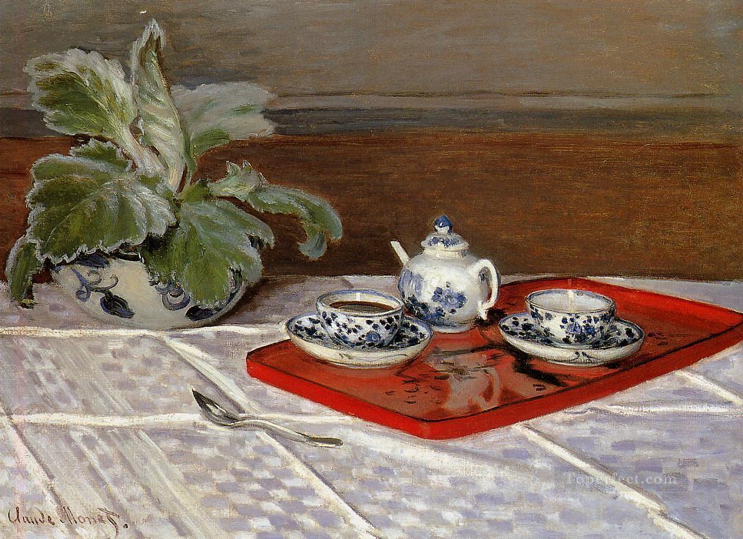 The Tea Set Claude Monet Oil Paintings